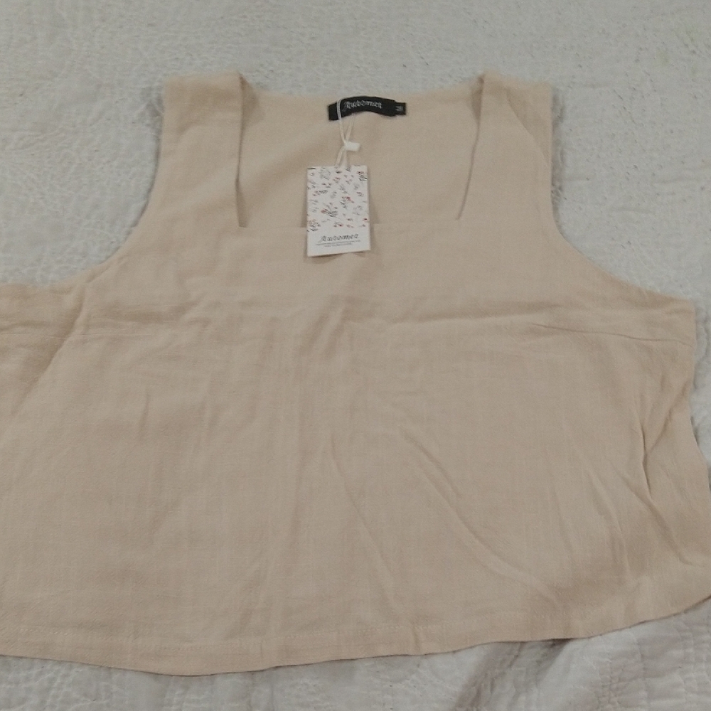 Automet Women's Cream Top